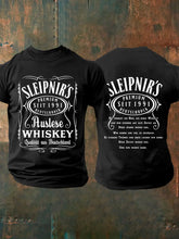 Herren Du Trinkst Ein Bier Ich Einen Whisky Bedrucktes Kurzarm T-Shirt zartstils